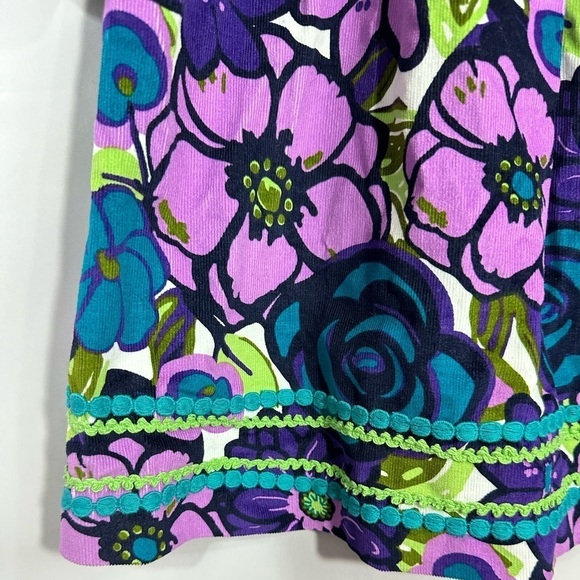 Hartstrings floral corduroy dress size 5 - Picture 7 of 8